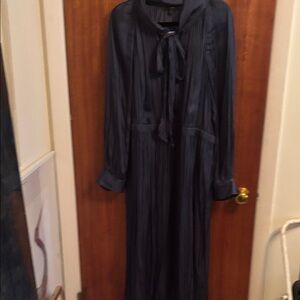 New With Tags J Crew Women’s Plus SizeMidnight Blue Satin mid-length dress.